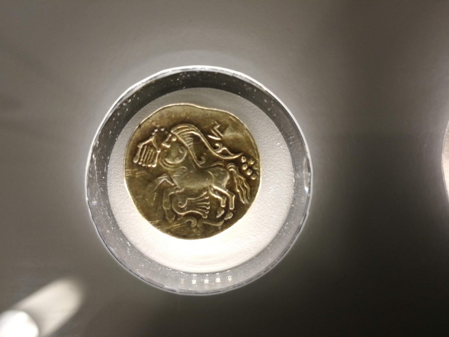 ケルトの貨幣。ベルギー中央銀行博物館にて。