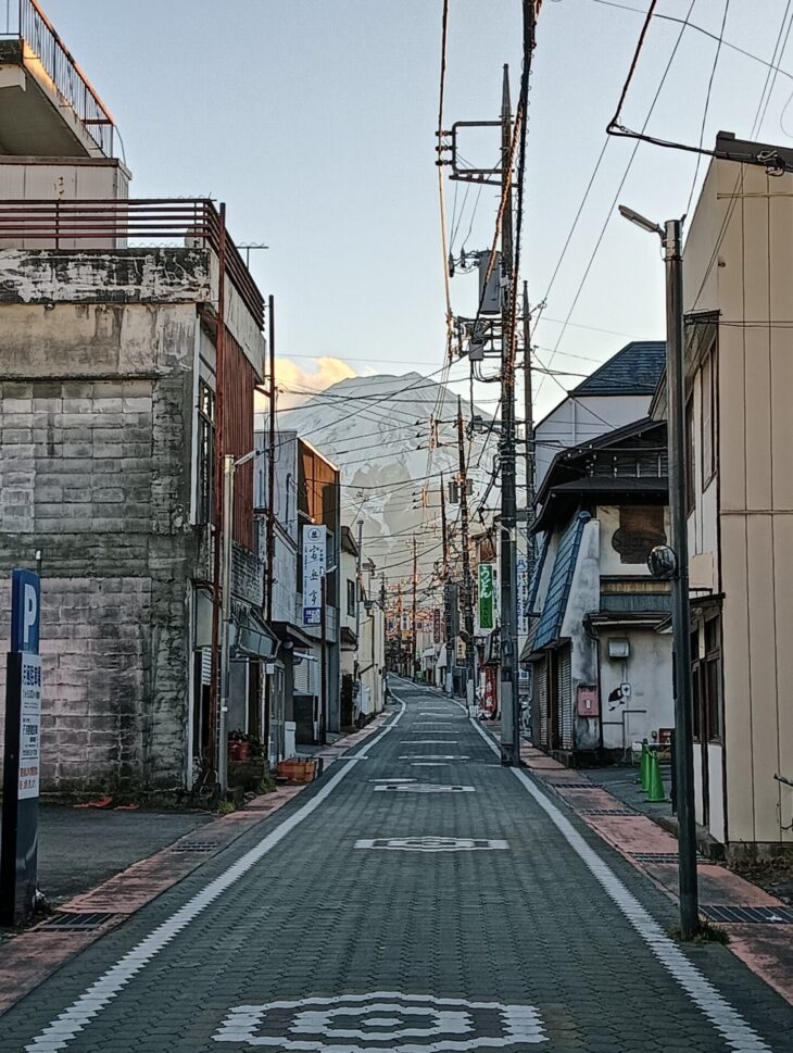 冬の澄んだ日に